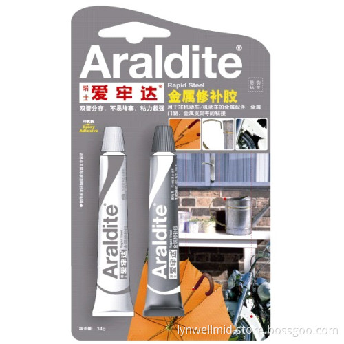 Rapid steel household adhesive